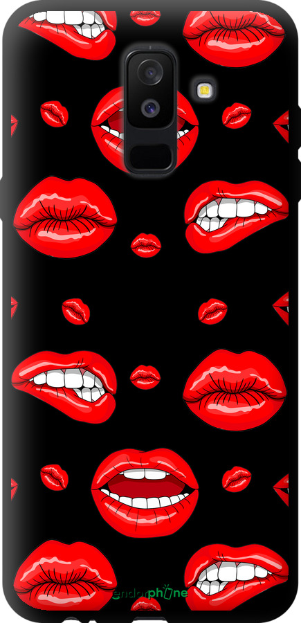 TPU чехол Губы v3 для Samsung Galaxy A6 Plus 2018 - 5477b-1495 изображение 
