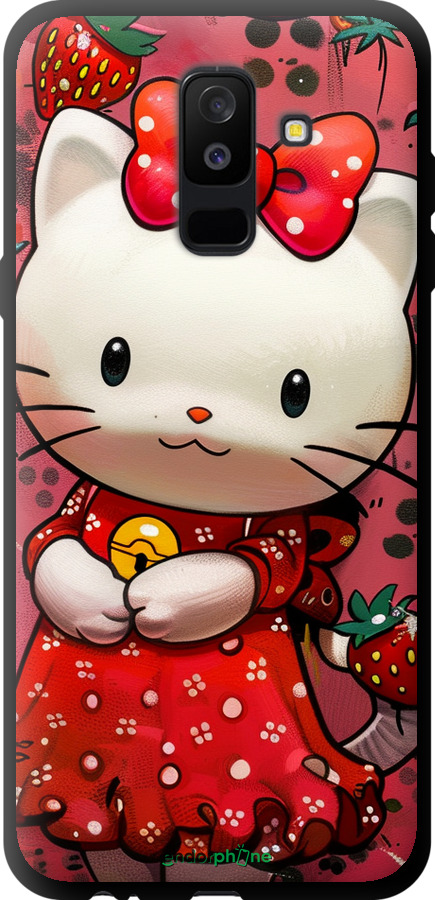 

TPU чохол "hello kitty1" для Samsung Galaxy A6 Plus 2018, Фіолетовий