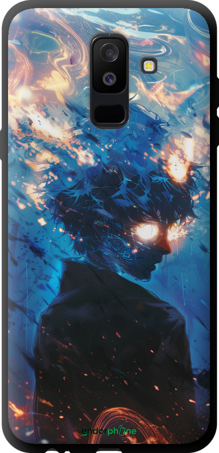 TPU чехол Сатору Годжо для Samsung Galaxy A6 Plus 2018 - 6129b-1495 изображение 