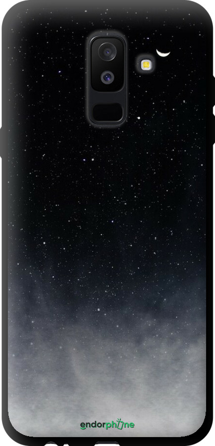 TPU чехол Сині хмари, Синій місяць для Samsung Galaxy A6 Plus 2018 - 6396b-1495 изображение 