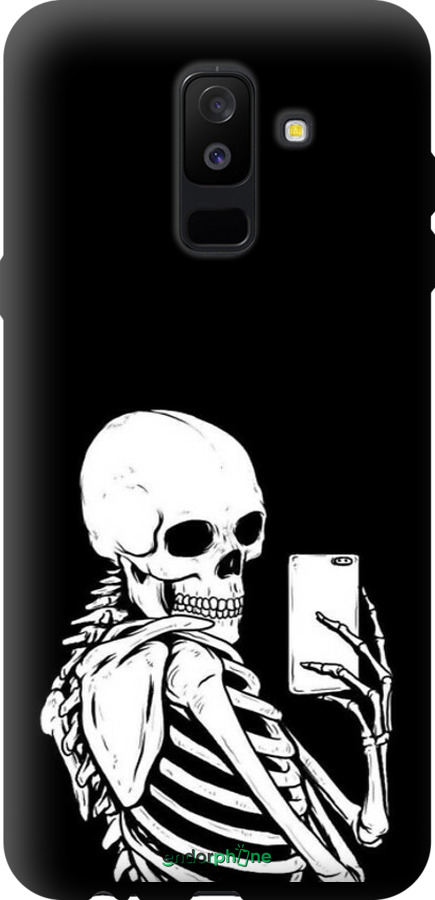 TPU чехол Скелет делает Selfie для Samsung Galaxy A6 Plus 2018 - 6535b-1495 изображение 