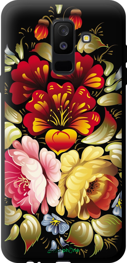TPU чехол Хохлома 6 для Samsung Galaxy A6 Plus 2018 - 829b-1495 изображение 