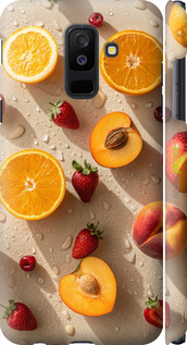 3D пластиковый глянцевый чехол Фрукты 3 для Samsung Galaxy A6 Plus 2018 - 6703c-1495 изображение 