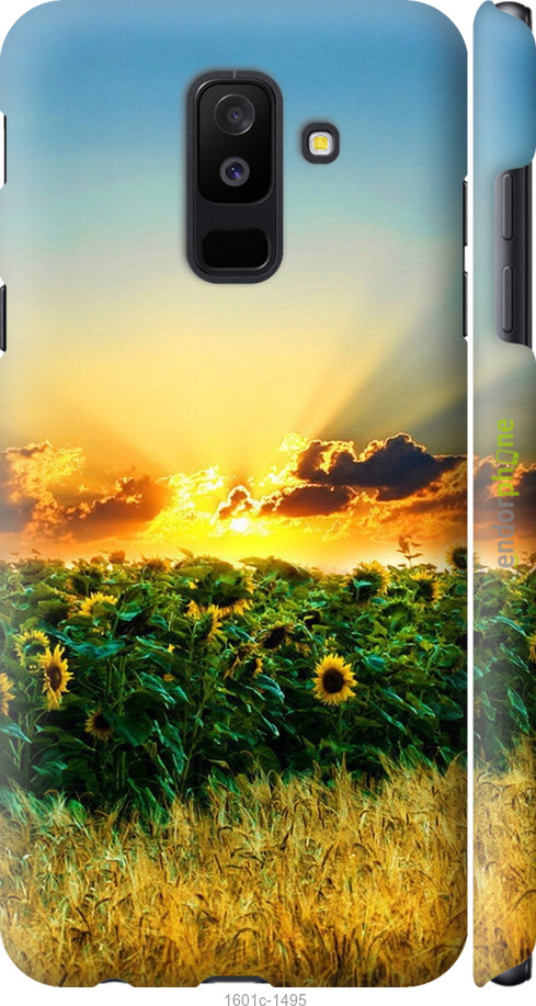 

3D пластиковий матовий чохол "Україна" для Samsung Galaxy A6 Plus 2018