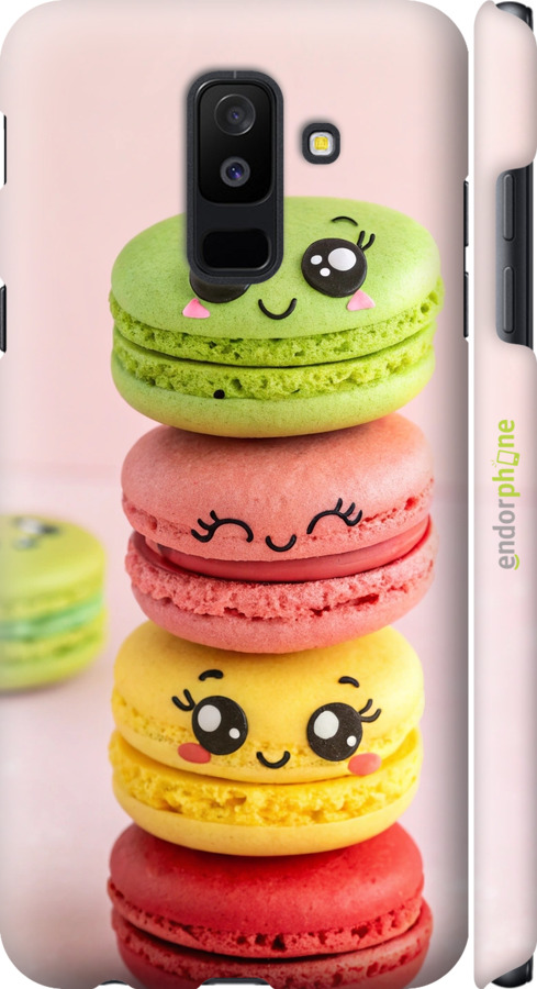 3D пластиковый матовый чехол Печенье для Samsung Galaxy A6 Plus 2018 - 6693m-1495 изображение 