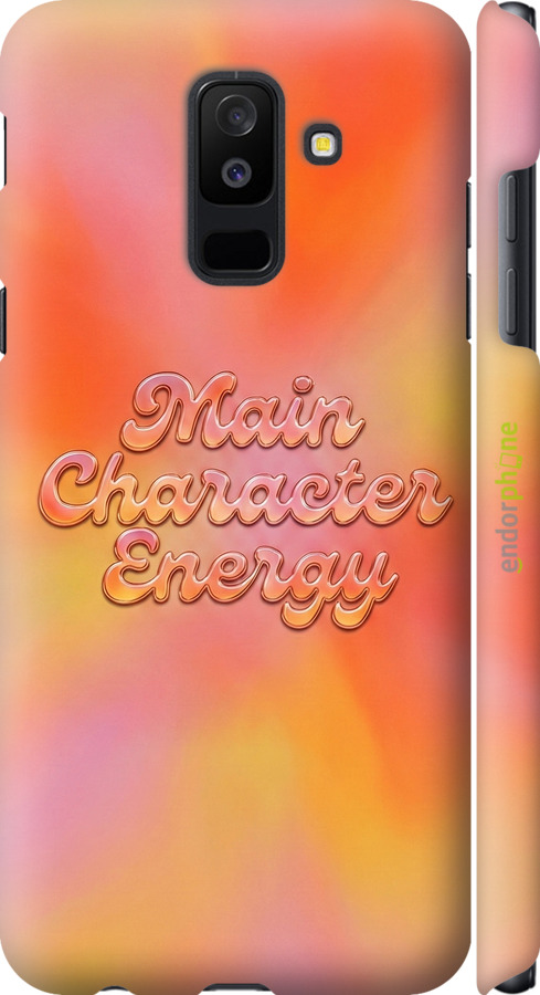 3D пластиковый матовый чехол Aura Gradient Main Character Energy Aesthetic Y2K для Samsung Galaxy A6 Plus 2018 - 6783m-1495 изображение 