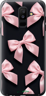 Силіконовий чехол Coquette Ribbons Dark Coquette для Samsung Galaxy A6 Plus 2018 - 6767u-1495 изображение 