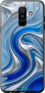 Силиконовый чехол Liquid Chrome для Samsung Galaxy A6 Plus 2018 - 6781u-1495 изображение 