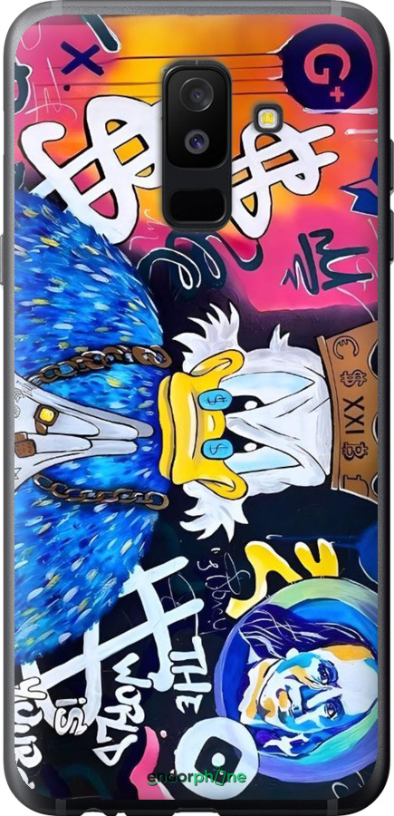 2D пластиковый чехол Скрудж 2 для Samsung Galaxy A6 Plus 2018 - 6285t-1495 изображение 