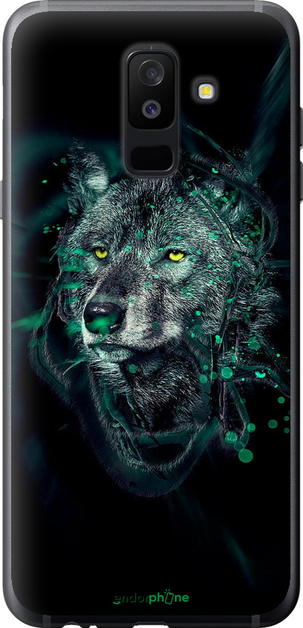 2D пластиковый чехол Wolf для Samsung Galaxy A6 Plus 2018 - 6610t-1495 изображение 