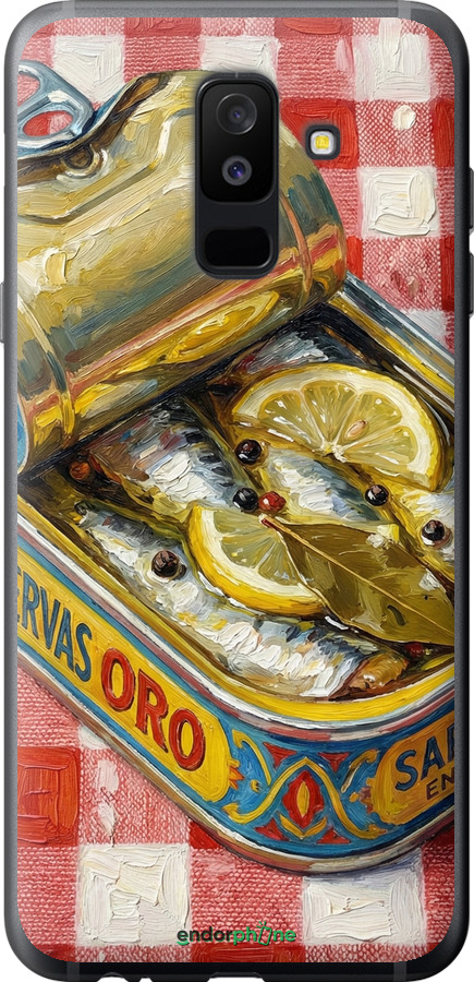 Силіконовий чехол Vintage Sardine Tin Phone для Samsung Galaxy A6 Plus 2018 - 6772u-1495 изображение 