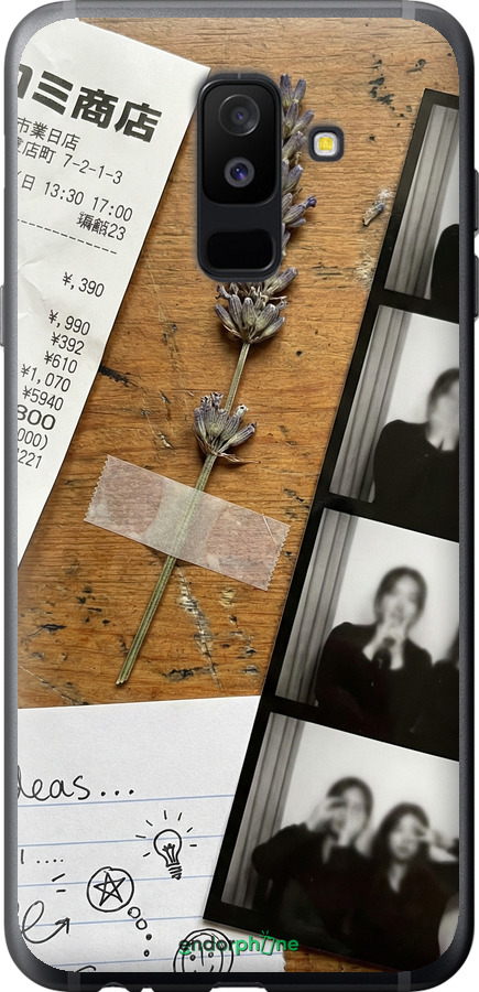 Силіконовий чехол Aesthetic Scrapbook Collage для Samsung Galaxy A6 Plus 2018 - 6773u-1495 изображение 