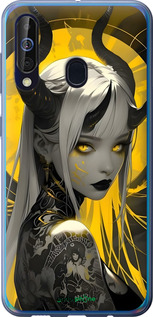 Силиконовый чехол Аниме демон 2 для Samsung Galaxy A60 2019 A606F - 6309u-1699 изображение 