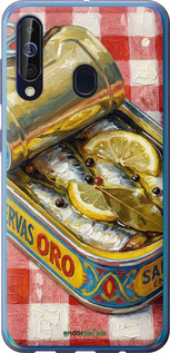 Силіконовий чехол Vintage Sardine Tin Phone для Samsung Galaxy A60 2019 A606F - 6772u-1699 изображение 
