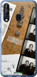 Силиконовый чехол Aesthetic Scrapbook Collage для Samsung Galaxy A60 2019 A606F - 6773u-1699 изображение 