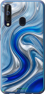 Силиконовый чехол Liquid Chrome для Samsung Galaxy A60 2019 A606F - 6781u-1699 изображение 