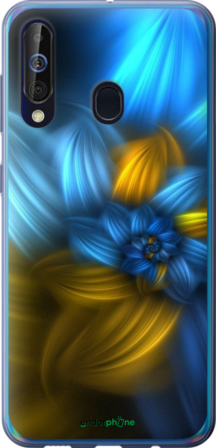 

Силіконовий чохол "Візерунок 46" для Samsung Galaxy A60 2019 A606F, Синій