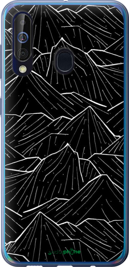 Силиконовый чехол С изображением Темных гор для Samsung Galaxy A60 2019 A606F - 6489u-1699 изображение 
