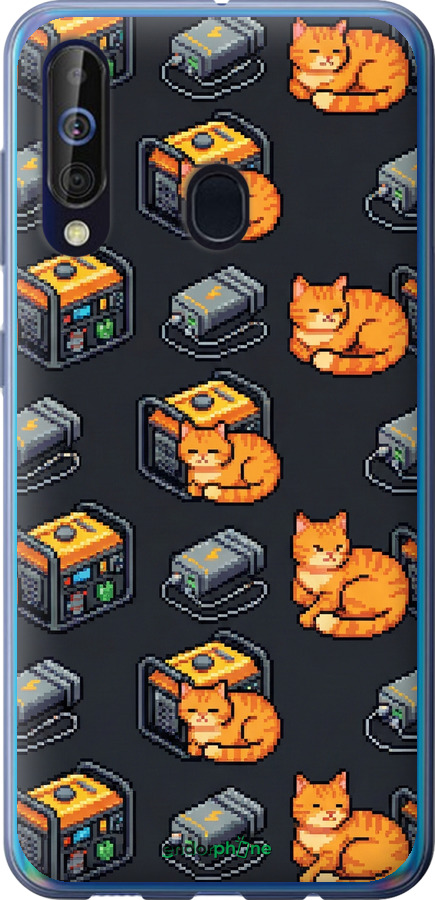 Силіконовий чехол Autonomous Zone для Samsung Galaxy A60 2019 A606F - 6771u-1699 изображение 