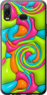 Силиконовый чехол Y2K Jelly Dream для Samsung Galaxy A6s - 6780u-1604 изображение 