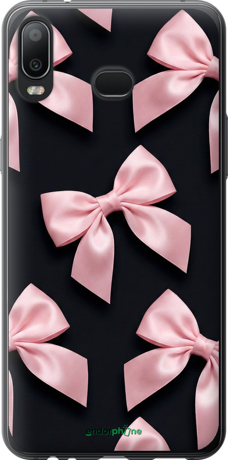 Силіконовий чехол Coquette Ribbons Dark Coquette для Samsung Galaxy A6s - 6767u-1604 изображение 