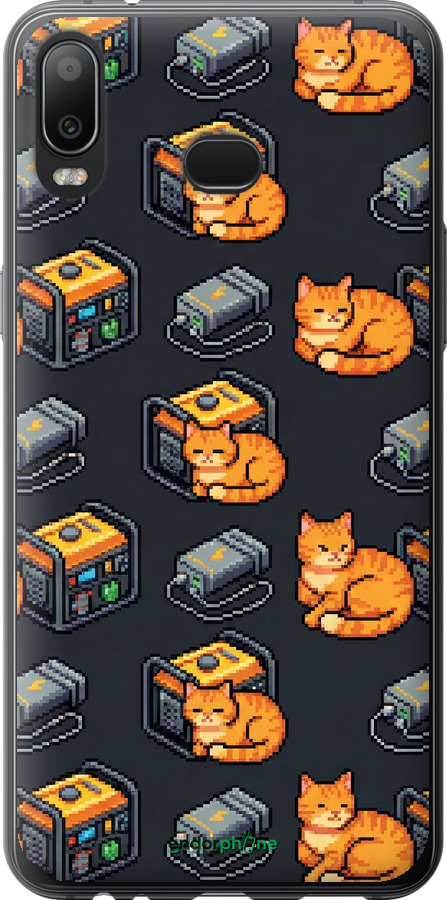 Силиконовый чехол Autonomous Zone для Samsung Galaxy A6s - 6771u-1604 изображение 