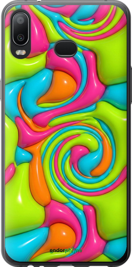 Силиконовый чехол Y2K Jelly Dream для Samsung Galaxy A6s - 6780u-1604 изображение 