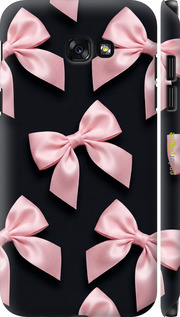 3D пластиковый матовый чехол 'Coquette Ribbons Dark Coquette' для Samsung Galaxy A7 (2017) изображение 1