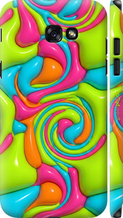 3D пластиковый матовый чехол Y2K Jelly Dream для Samsung Galaxy A7 (2017) - 6780m-445 изображение 