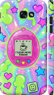 3D пластиковий матовий чехол Y2K Aesthetic Retro Pet: Годуй мене кавою для Samsung Galaxy A7 (2017) - 6784m-445 изображение 