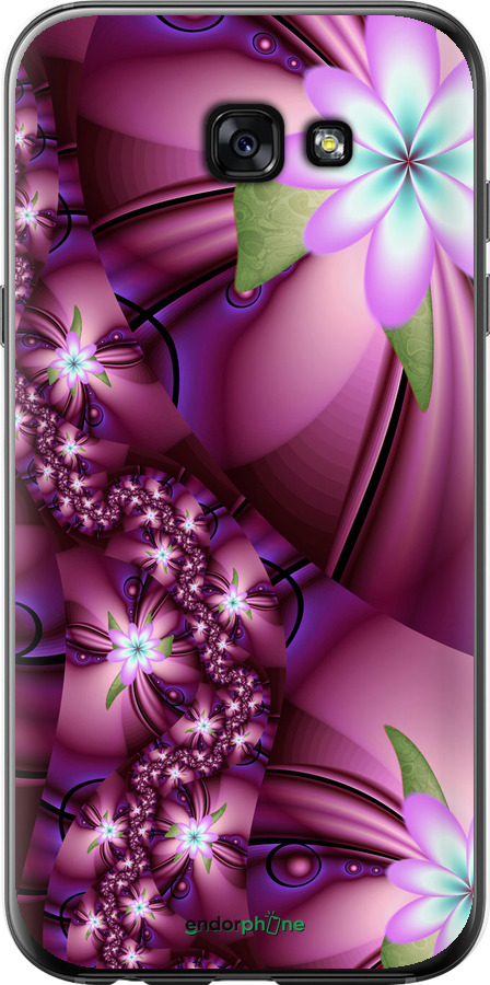 

2D пластиковий чохол "Квіткова мозаїка" для Samsung Galaxy A7 (2017), Рожевий