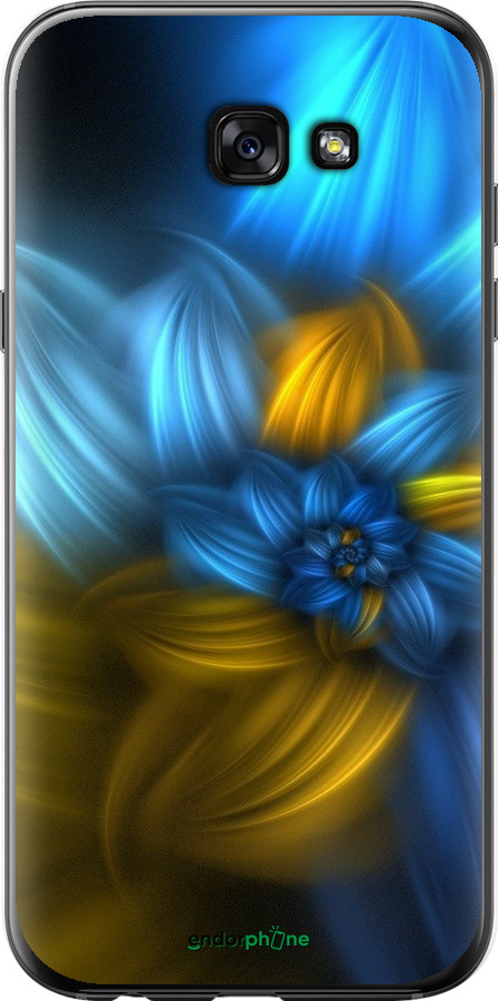 

Силіконовий чохол "Візерунок 46" для Samsung Galaxy A7 (2017), Синій