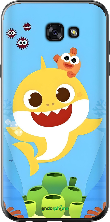 2D пластиковый чехол Бейби Шарк для Samsung Galaxy A7 (2017) - 6303t-445 изображение 