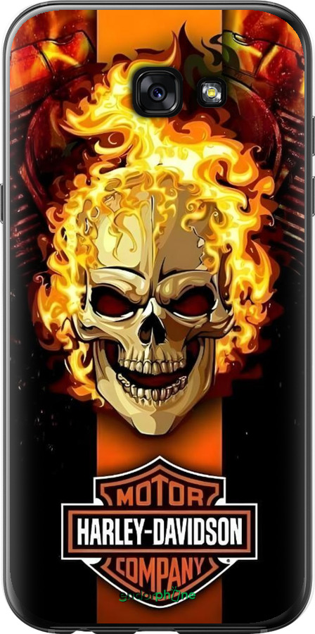 2D пластиковый чехол Харлей девидсон для Samsung Galaxy A7 (2017) - 6370t-445 изображение 
