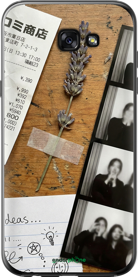 2D пластиковый чехол Aesthetic Scrapbook Collage для Samsung Galaxy A7 (2017) - 6773t-445 изображение 