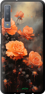 TPU чехол Оранжеві троянди для Samsung Galaxy A7 (2018) A750F - 5944b-1582 изображение 