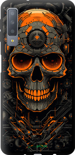 TPU чехол Череп для Samsung Galaxy A7 (2018) A750F - 5952b-1582 изображение 