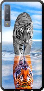 TPU чехол Тигр для Samsung Galaxy A7 (2018) A750F - 6016b-1582 изображение 