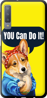 TPU чехол чехол с корги You Can Do It для Samsung Galaxy A7 (2018) A750F - 6184b-1582 изображение 