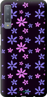 TPU чехол з квітами для Samsung Galaxy A7 (2018) A750F - 6258b-1582 изображение 