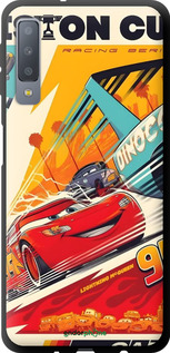 TPU чехол Тачки для Samsung Galaxy A7 (2018) A750F - 6288b-1582 изображение 