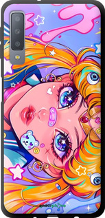 TPU чехол Сейлор Мун 4 для Samsung Galaxy A7 (2018) A750F - 6353b-1582 изображение 