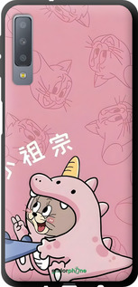 TPU чехол Том і джеррі 2 для Samsung Galaxy A7 (2018) A750F - 6359b-1582 изображение 