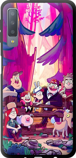 TPU чехол Гравити Фолз для Samsung Galaxy A7 (2018) A750F - 6365b-1582 изображение 