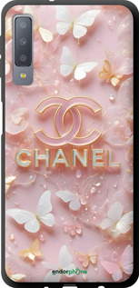 TPU чехол Шанель для Samsung Galaxy A7 (2018) A750F - 6366b-1582 изображение 