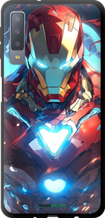 TPU чехол Железный человек для Samsung Galaxy A7 (2018) A750F - 6372b-1582 изображение 