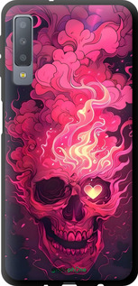 TPU чехол Череп арт для Samsung Galaxy A7 (2018) A750F - 6385b-1582 изображение 