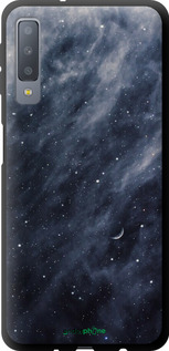 TPU чехол Сині хмари, Синій місяць для Samsung Galaxy A7 (2018) A750F - 6398b-1582 изображение 