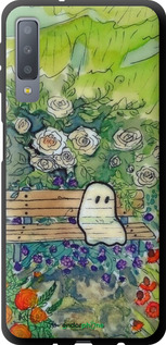 TPU чехол Грустное привидение для Samsung Galaxy A7 (2018) A750F - 6403b-1582 изображение 