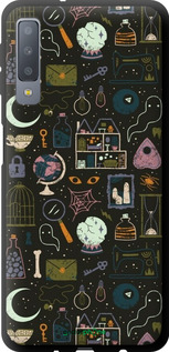TPU чехол Колдовской принт для Samsung Galaxy A7 (2018) A750F - 6425b-1582 изображение 